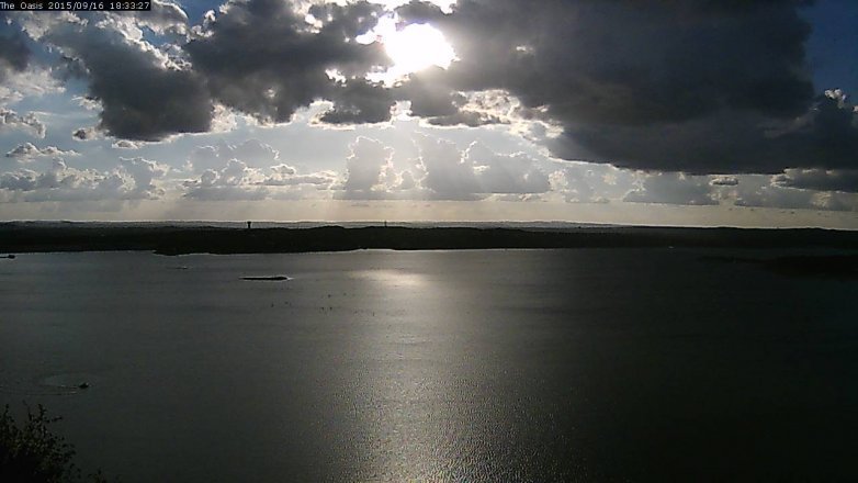 Lake Travis webcam, September 16, 2015 5:40 PM CT