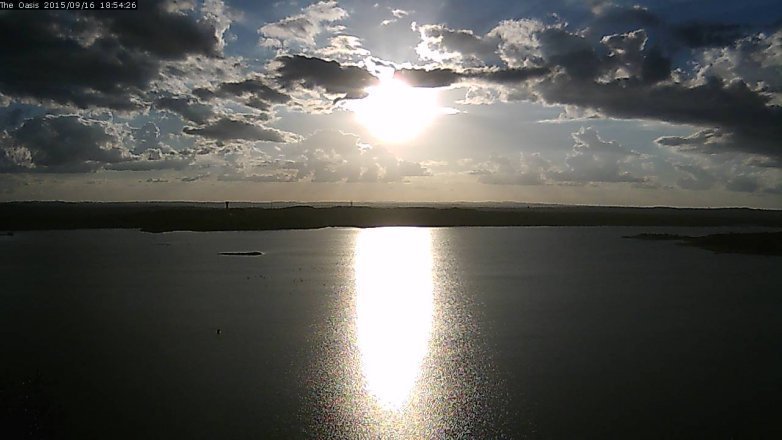 Lake Travis webcam, September 16, 2015 6:00 PM CT