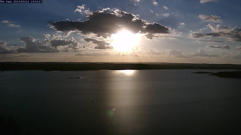 Lake Travis webcam, September 16, 2015 6:10 PM CT