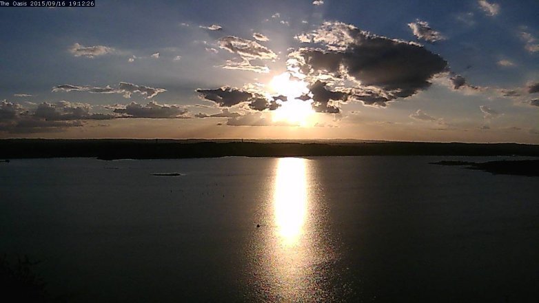 Lake Travis webcam, September 16, 2015 6:20 PM CT
