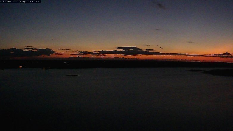 Lake Travis webcam, September 16, 2015 7:10 PM CT