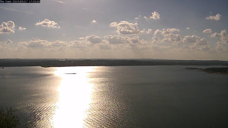 Lake Travis webcam, September 17, 2015 4:40 PM CT