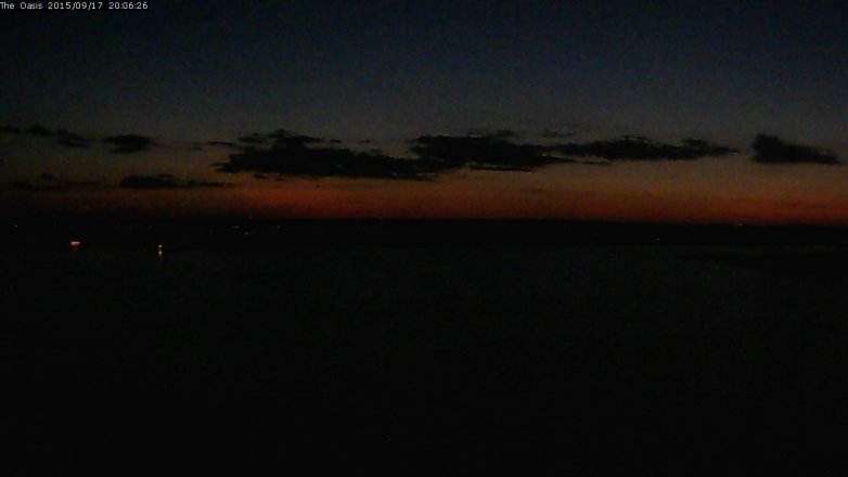 Lake Travis webcam, September 17, 2015 7:15 PM CT
