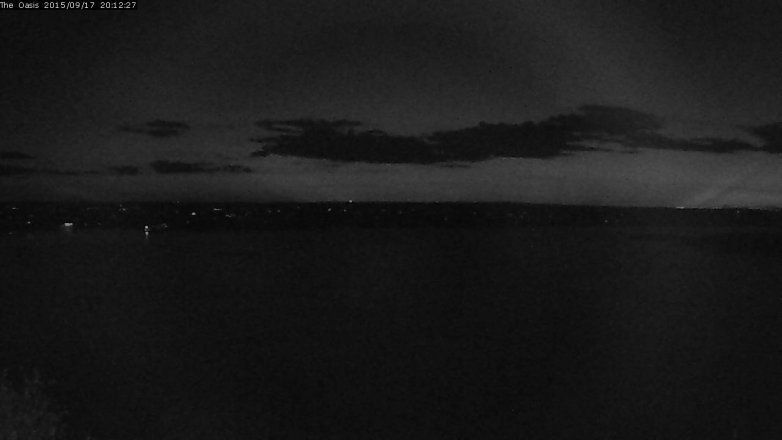 Lake Travis webcam, September 17, 2015 7:20 PM CT