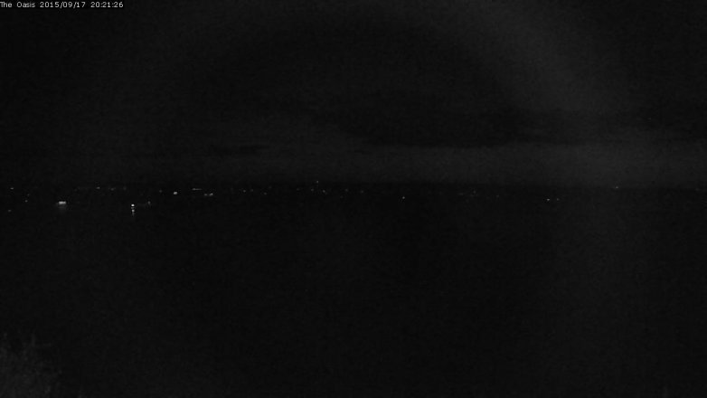 Lake Travis webcam, September 17, 2015 7:30 PM CT