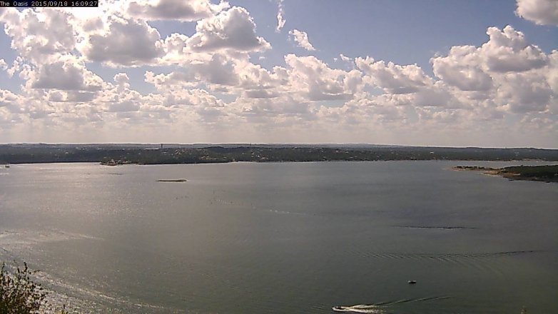 Lake Travis webcam, September 18, 2015 3:15 PM CT