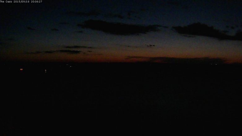 Lake Travis webcam, September 18, 2015 7:10 PM CT
