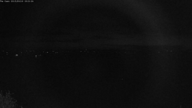 Lake Travis webcam, September 18, 2015 7:25 PM CT