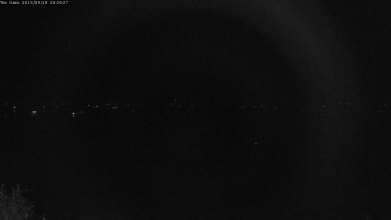 Lake Travis webcam, September 18, 2015 7:45 PM CT