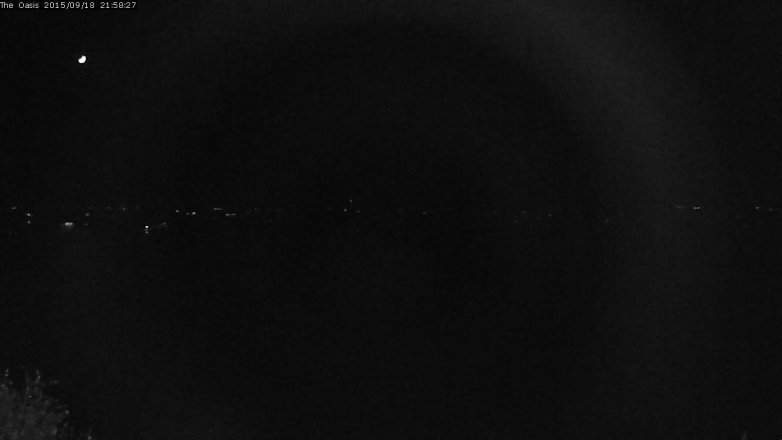 Lake Travis webcam, September 18, 2015 9:05 PM CT