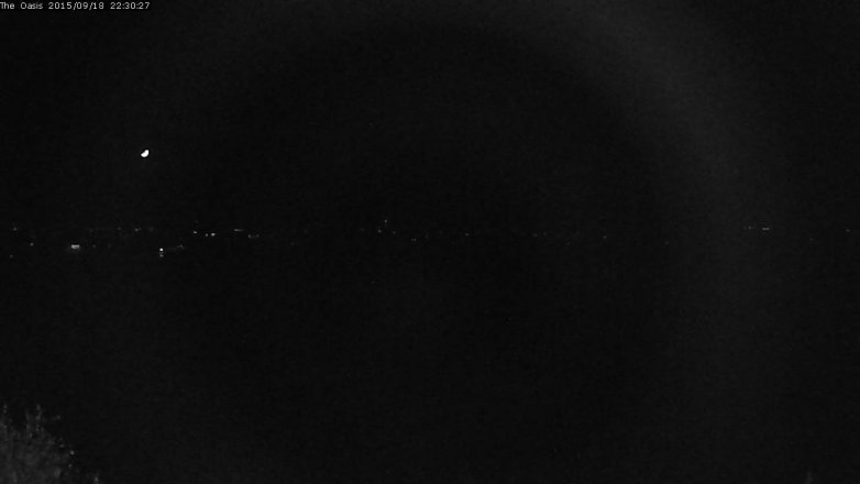 Lake Travis webcam, September 18, 2015 9:40 PM CT