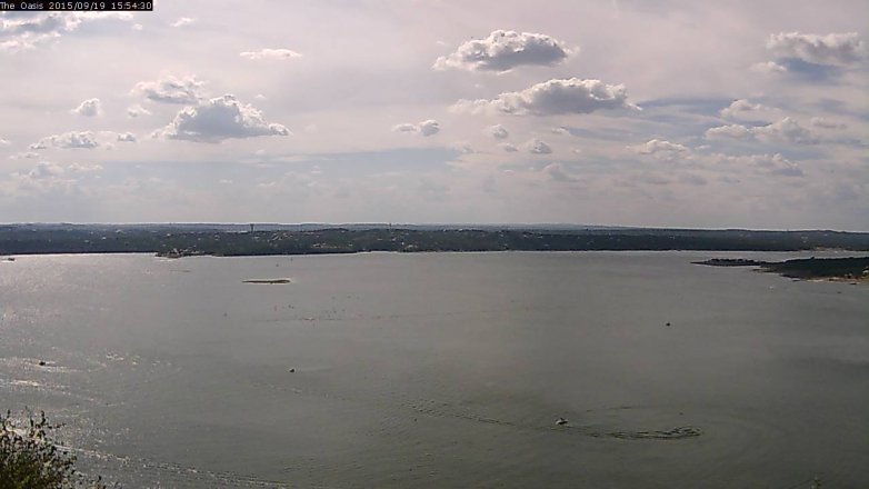 Lake Travis webcam, September 19, 2015 3:00 PM CT