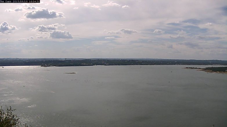 Lake Travis webcam, September 19, 2015 3:10 PM CT