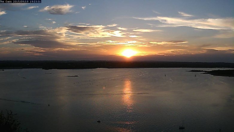 Lake Travis webcam, September 19, 2015 6:30 PM CT