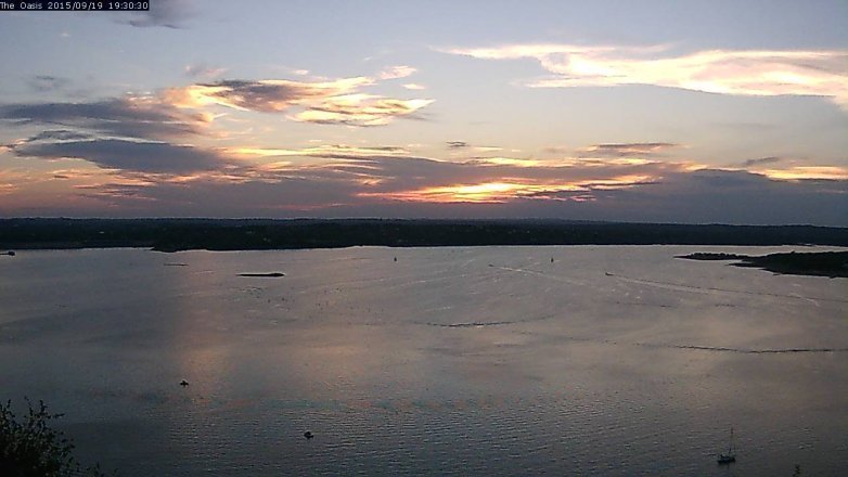 Lake Travis webcam, September 19, 2015 6:35 PM CT