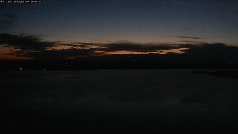 Lake Travis webcam, September 19, 2015 7:05 PM CT