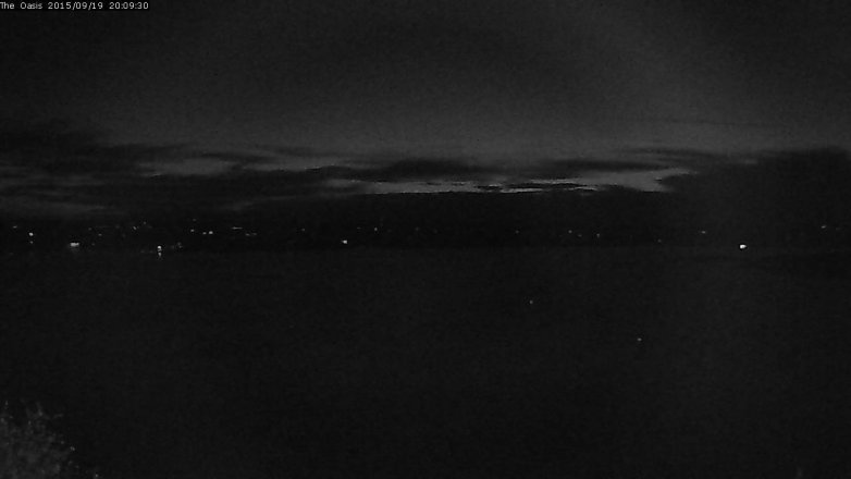 Lake Travis webcam, September 19, 2015 7:15 PM CT