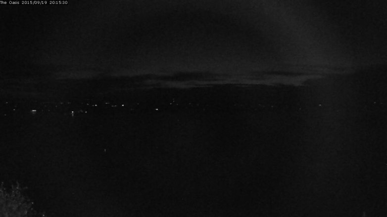 Lake Travis webcam, September 19, 2015 7:20 PM CT