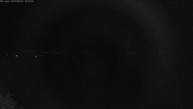 Lake Travis webcam, September 19, 2015 9:25 PM CT