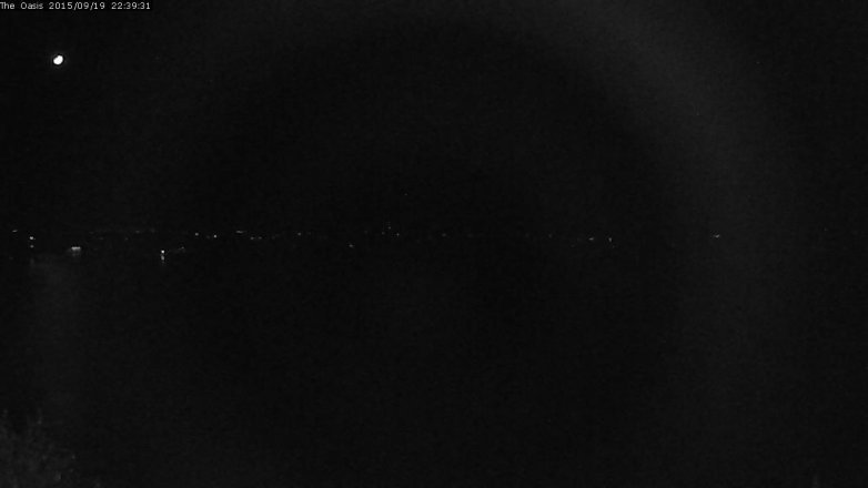 Lake Travis webcam, September 19, 2015 9:45 PM CT