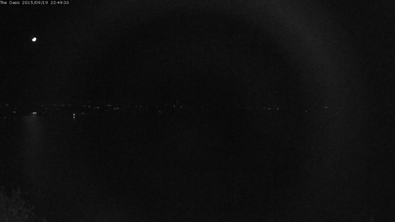 Lake Travis webcam, September 19, 2015 9:55 PM CT