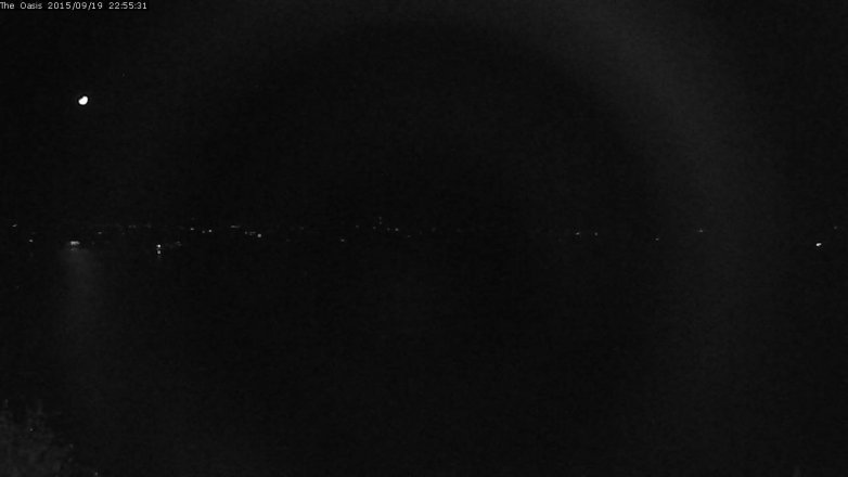 Lake Travis webcam, September 19, 2015 10:00 PM CT