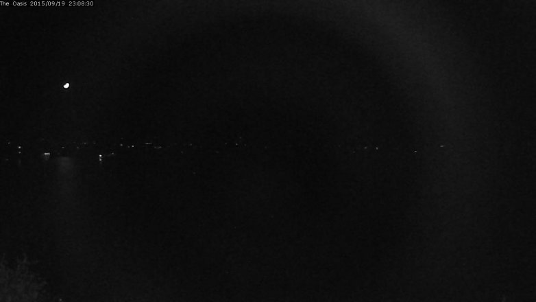 Lake Travis webcam, September 19, 2015 10:15 PM CT