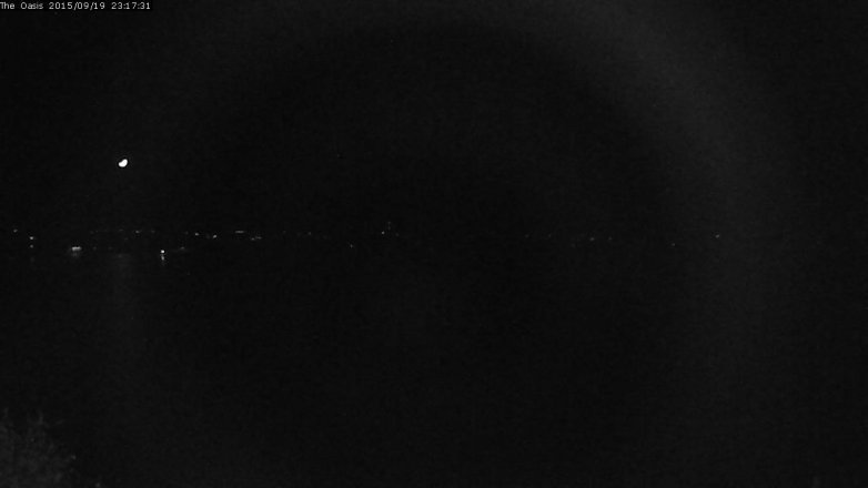 Lake Travis webcam, September 19, 2015 10:25 PM CT
