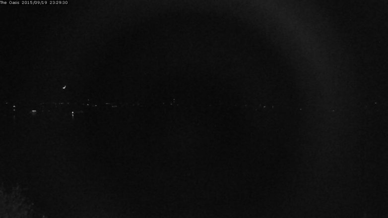 Lake Travis webcam, September 19, 2015 10:35 PM CT