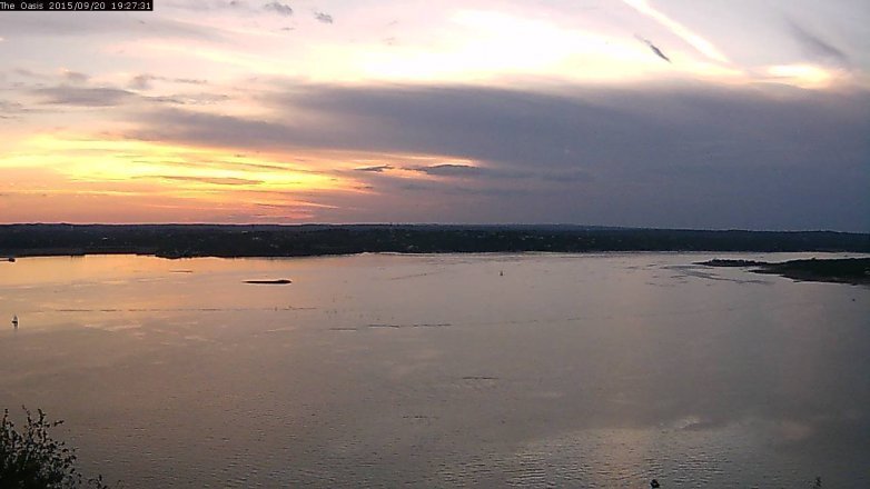 Lake Travis webcam, September 20, 2015 6:35 PM CT