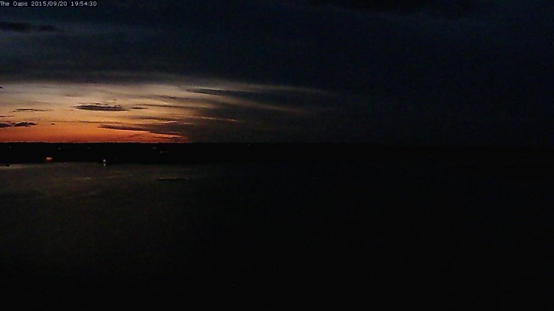 Lake Travis webcam, September 20, 2015 7:00 PM CT