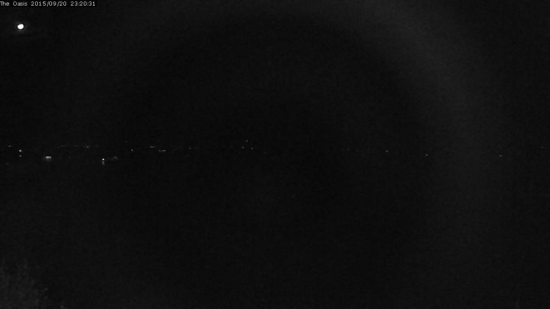 Lake Travis webcam, September 20, 2015 10:25 PM CT