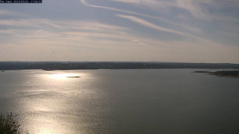 Lake Travis webcam, September 21, 2015 4:15 PM CT