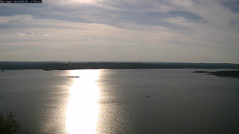 Lake Travis webcam, September 21, 2015 5:00 PM CT
