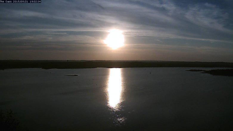 Lake Travis webcam, September 21, 2015 6:10 PM CT