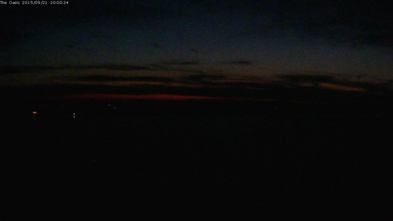 Lake Travis webcam, September 21, 2015 7:05 PM CT