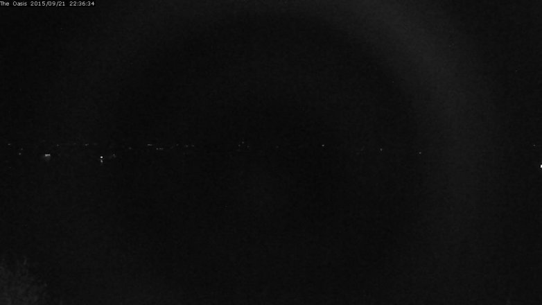 Lake Travis webcam, September 21, 2015 9:45 PM CT