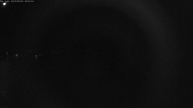 Lake Travis webcam, September 21, 2015 11:10 PM CT
