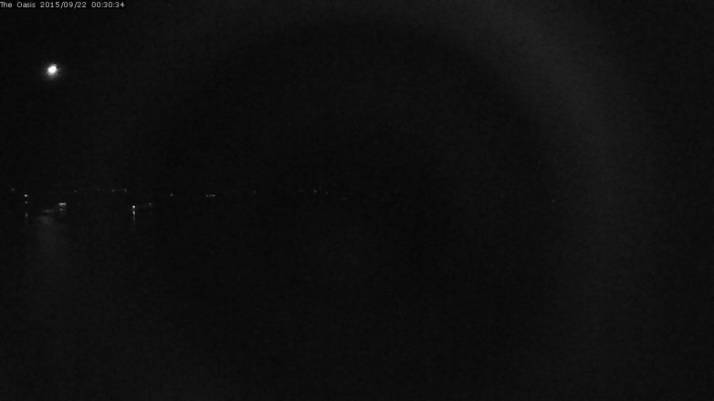 Lake Travis webcam, September 21, 2015 11:35 PM CT