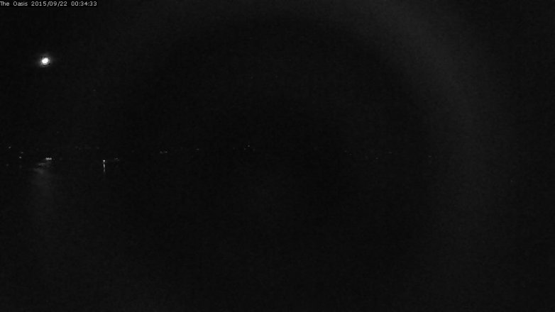 Lake Travis webcam, September 21, 2015 11:40 PM CT