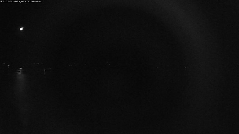 Lake Travis webcam, September 21, 2015 11:45 PM CT