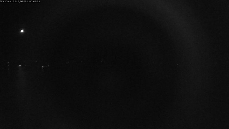 Lake Travis webcam, September 21, 2015 11:50 PM CT