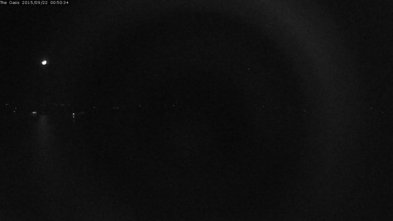 Lake Travis webcam, September 21, 2015 11:55 PM CT