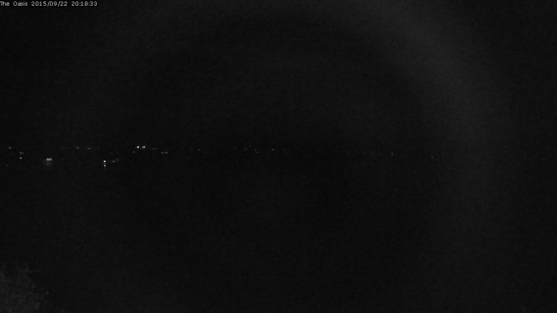 Lake Travis webcam, September 22, 2015 7:25 PM CT