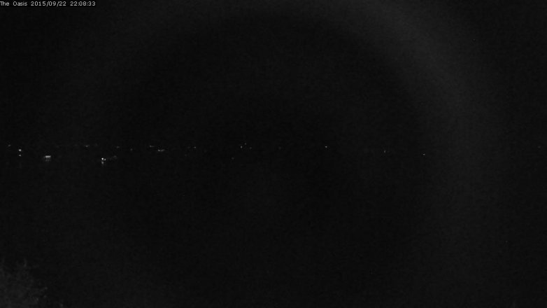 Lake Travis webcam, September 22, 2015 9:15 PM CT