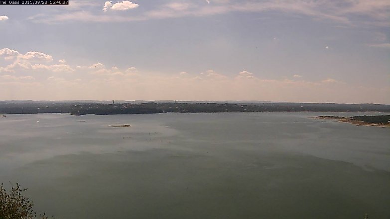 Lake Travis webcam, September 23, 2015 2:45 PM CT