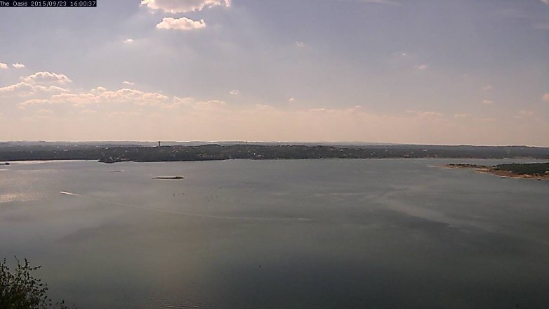Lake Travis webcam, September 23, 2015 3:05 PM CT