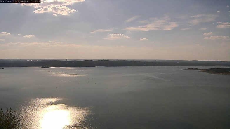Lake Travis webcam, September 23, 2015 4:25 PM CT