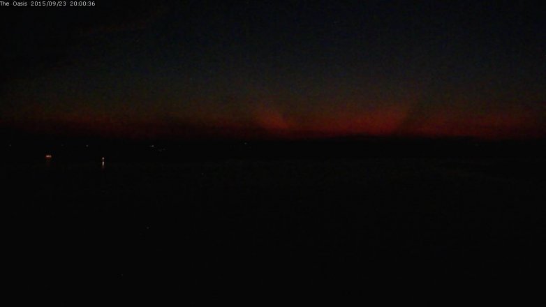 Lake Travis webcam, September 23, 2015 7:05 PM CT