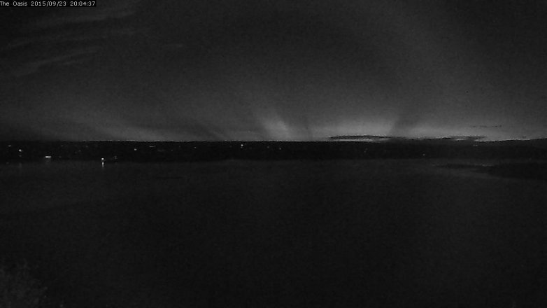 Lake Travis webcam, September 23, 2015 7:10 PM CT